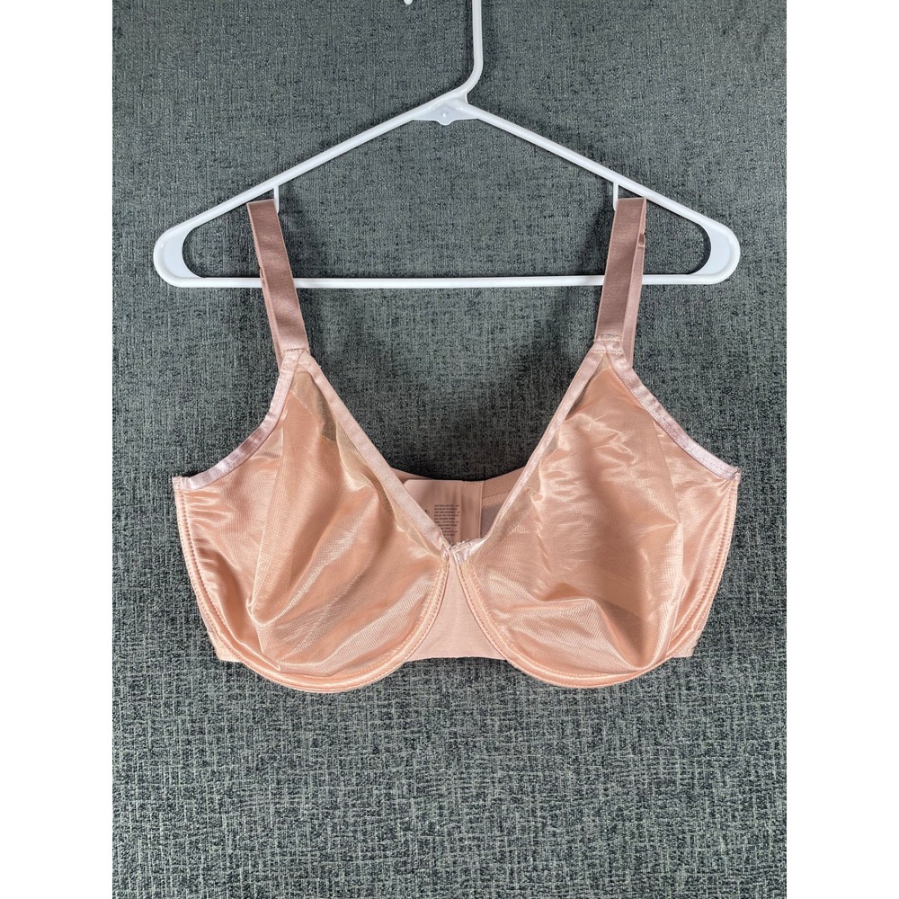 Soma Unbelievable Lift Perfect Coverage Bra 38H Rose‎ Gold Mesh Underwire 502561